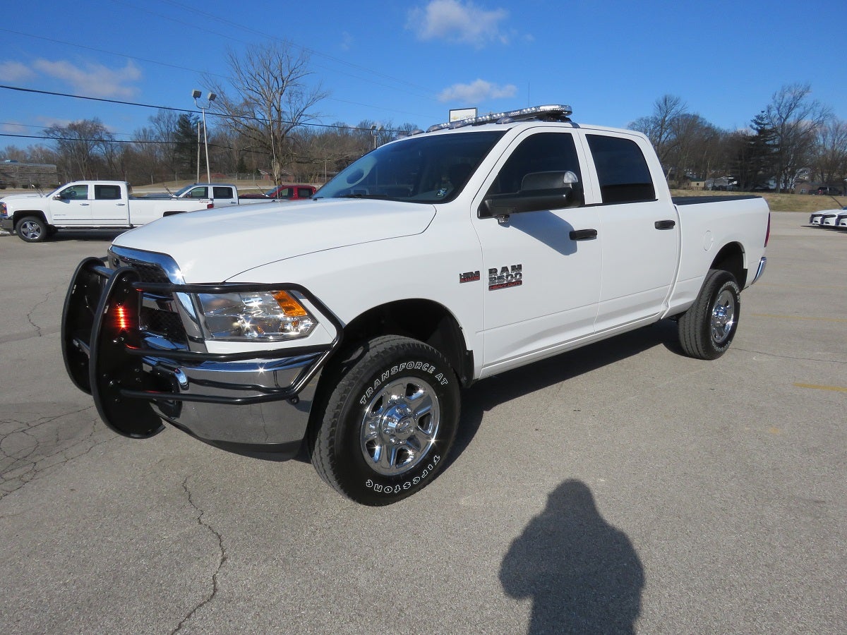 2018 Ram 2500 with Police Upfit Front Side White Exterior